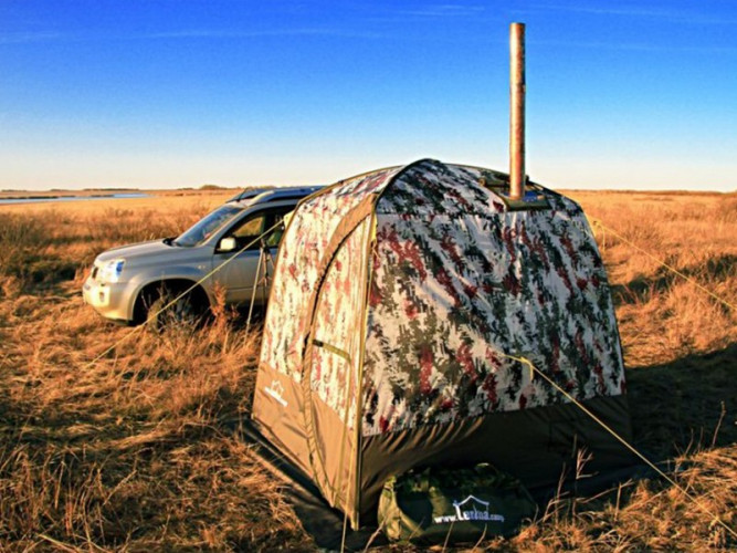 Мобильная баня ТЕРМА-10 с 1 окном (походная) в Краснодаре