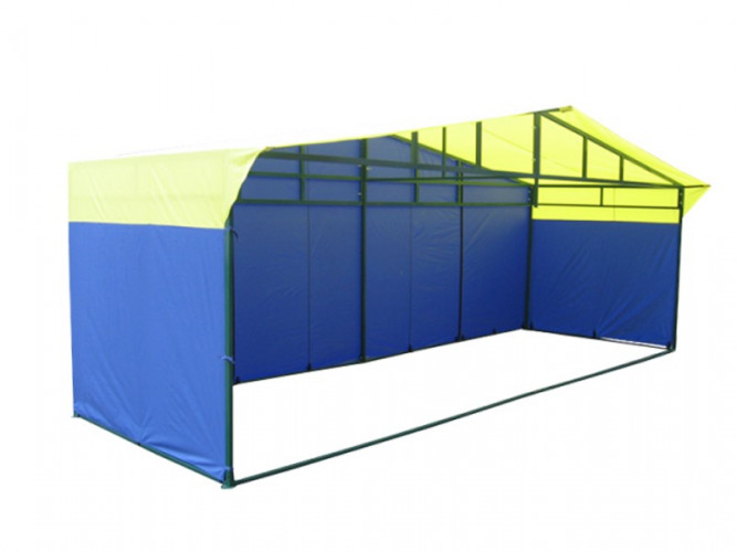 Торговая палатка МИТЕК ДОМИК 6 X 2 из квадратной трубы 40 Х 20 мм в Краснодаре